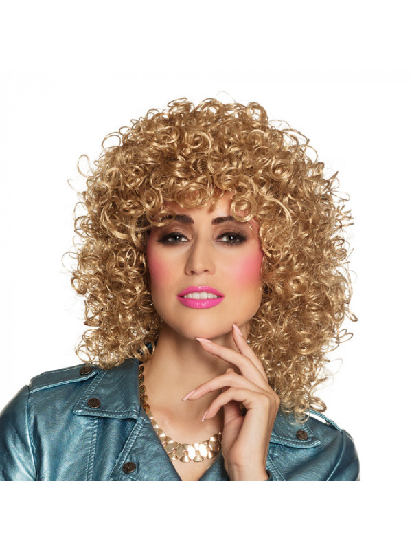 Disco-Perücke blonde Locken